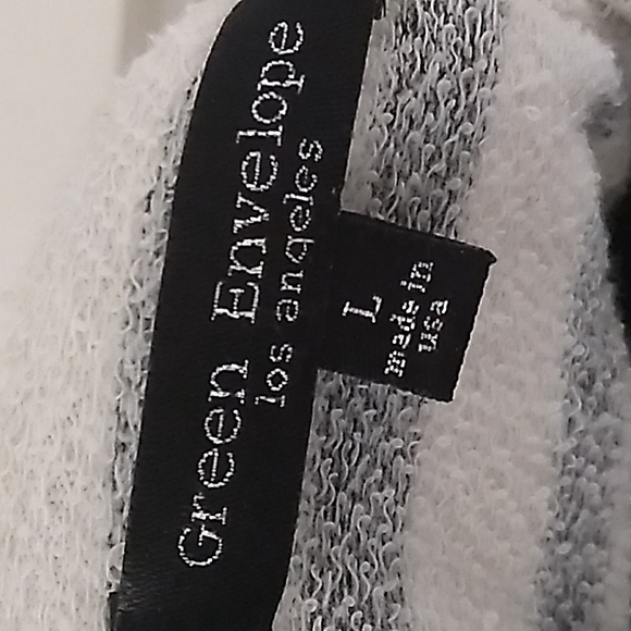 Green Envelope Striped Top - Picture 3 of 3